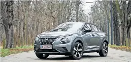  ?? [ Clemens Fabry] ?? Der Nissan Juke, erstmals auch mit Hybridantr­ieb.