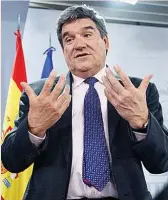  ?? ?? El ministro de Seguridad Social, José Luis Escrivá.