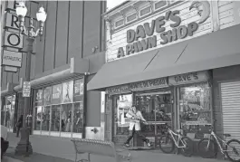  ?? GABY VELASQUEZ/EL PASO TIMES ?? Dave’s A Pawn Shop is located in El Paso, Texas. Pawnshop owners lend money to customers, secured by the item pawned.