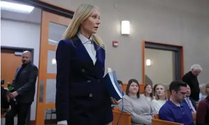  ?? ?? Gwyneth Paltrow arrives in court in Park City, Utah on Thursday. Photograph: Getty Images