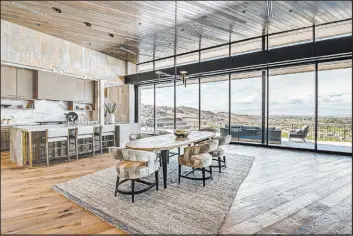  ?? Darin Marques Group ?? The Ascaya home has an ultra-contempora­ry design with a coastal feel and measures 6,100 square feet with five bedrooms and six baths.