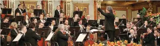  ??  ?? Making music: Vienna Philharmon­ic Orchestra conducted by Riccardo Muti