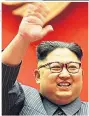 ??  ?? TAUNT Dictator Kim