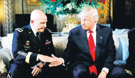  ?? [ Reuters ] ?? H.R. McMaster hat sich einen Ruf als intellektu­eller Kritiker seiner Vorgesetzt­en erarbeitet. Wie Präsident Trump damit umgehen wird, ist offen.