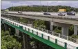  ?? JAY JANNER / AMERICAN-STATESMAN ?? The new bridge over the Barton Creek gorge is part of a $14.5 million joint project between TxDOT and Austin.