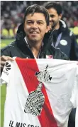  ??  ?? Marcelo Gallardo first joined River Plate as a 16-year-old