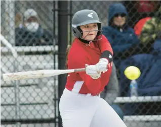  ?? FILE ?? Green swings at a pitch during a Morton game at Munster in 2021.