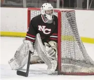  ?? Dave Stewart/Hearst Connecticu­t Media ?? New Canaan goalie Ashton Pinkernell.