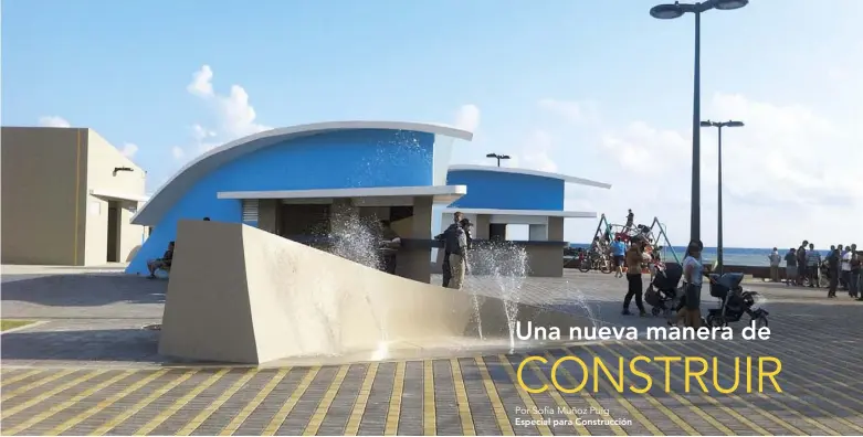  ??  ?? Tres proyectos construido­s con el sistema de hormigón SCIP, que trajo a la Isla Grupo Carmelo: Arroyo Water Front, foto superior; ECOHAB y Boys and Girls Club en Bayamón. En el dibujo insertado de ilustra una etapa del proceso.