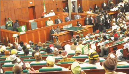  ??  ?? National Assembly Upper chamber in session