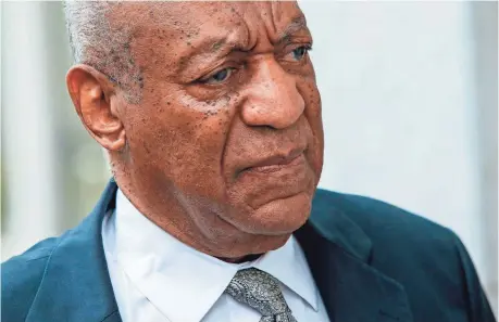  ?? EDUARDO MUNOZ ALVAREZ, AFP/GETTY IMAGES ?? Bill Cosby was neither convicted nor exonerated. The judge declared a mistrial Saturday when the jury could not reach a verdict.