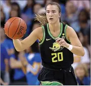  ?? MARCIO JOSE SANCHEZ — THE ASSOCIATED PRESS ?? Oregon star Sabrina Ionescu will be a speaker at Monday’s Kobe Bryant memorial, then face Stanford in Pac-12play.