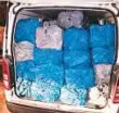  ?? Ministry of Interior ?? Bahrain’s ministry officials confiscate­d a vehicle used to transfer smuggled items.