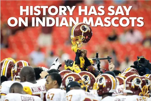  ?? BRETT DAVIS, USA TODAY SPORTS ?? Redskins owner Daniel Snyder says he won’t change his team mascot despite its dictionary definition as a slur.