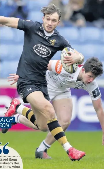  ??  ?? Josh Bassett in action against the Tigers at the weekend