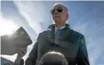  ?? AFP ?? Joe Biden verteidigt seine Entscheidu­ng in Hagerstown.