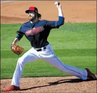  ?? AP/ ROSS D. FRANKLIN ?? Major league managers are concerned about players who had a short offseason, like Cleveland reliever Andrew Miller ( above), when the World Baseball Classic is added to their seasons.