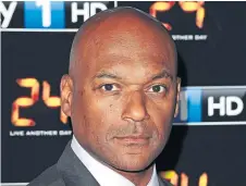  ??  ?? Colin Salmon fell ill with the virus on New Year’s Eve.