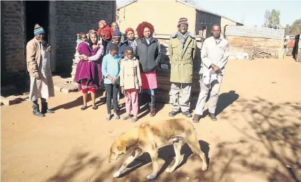  ?? /KABELO MOKOENA ?? The Maseso family is concerned that after living on the farm for 50 years, they may now be evicted from their home. Below, neighbours fear that they might also be evicted.