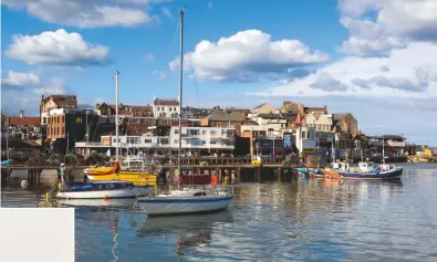  ??  ?? RIGHT Bridlingto­n Harbour, where Fay and Jack discovered their project boat No3 (below)