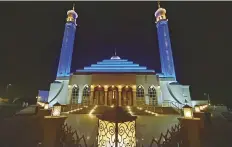  ?? Ahmed Kutty/Gulf News ?? Ali Mohammad Al Beloushi Masjid on Abu Dhabi-Dubai road.