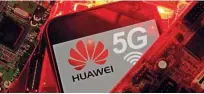  ??  ?? Huawei je eden od treh ponudnikov opreme za omrežje 5G.