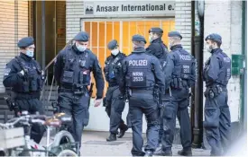  ?? צילום: אי. פי ?? הפשיטה על משרדי "אנסאר" בדיסלדורף