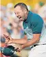  ?? FOTO: AP ?? Der Moment des Triumphes: Sergio Garcia.