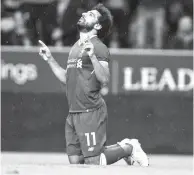  ??  ?? Mohamed Salah a excellé contre l’ASRome