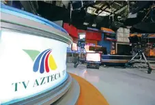  ??  ?? El flujo de operación de TV Azteca fue de mil 416 millones de pesos, es decir una caída de 3% en comparació­n con los mil 460 millones de 2016.
