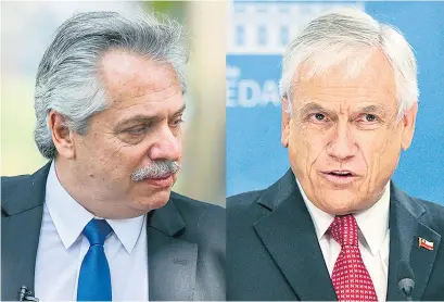  ??  ?? Fernández y Piñera firmarán una serie de acuerdos comerciale­s.