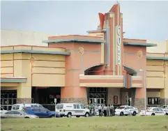  ?? THE ASSOCIATED PRESS ?? Authoritie­s say an argument over cellphone use in the Cobb theatre in Florida led to a shooting death Monday.