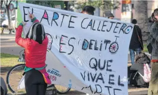  ??  ?? se realizó el martes en la plaza Rivadavia.