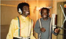  ?? ?? Something special … Wilson Boateng and Thomas Frempong in the studio