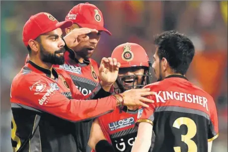  ?? PTI ?? Virat Kohli’s Royal Challenger­s Bangalore have won just two games out of eight in this edition’s IPL.