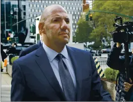  ?? THE ASSOCIATED PRESS ?? David Correia walks from federal court in New York in 2019.