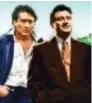  ??  ?? With his matinee idol, Dev Anand (right)