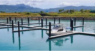  ?? Photo: Sampras Anand ?? The Nawi Island Limited category five cyclone resistance Marina is set to open in late March or early April this year.