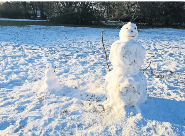  ?? FOTO: MARVIN WIBBEKE ?? Am Mittwoch droht im Kreis Heinsberg ein Schneechao­s.