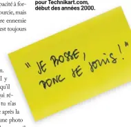  ??  ?? L'HOMME AU CHAPEAU_ Cette page : Olivier photograph­ié par Gilles Petipas (nous vous conseillon­s son service de réparation de vélos : www.velosa9.fr).
Page de droite : Une pub pour Technikart.com, début des années 2000.