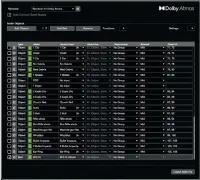  ??  ?? The ADM
Authoring for Dolby Atmos panel