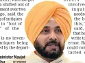  ?? HT PHOTO ?? Tourism minister Navjot Singh Sidhu