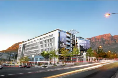  ??  ?? Spear Reit’s portfolio includes two hotels, one of which is 15 on Orange (above) in Cape Town’s city centre.