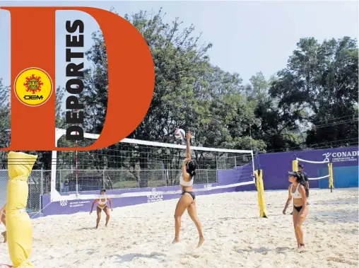  ?? IDET ?? Tlaxcala fue sede del primer torneo femenil Malintzi de voleibol de playa/CORTESÍA