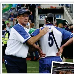  ??  ?? Legends: (left) Justin McCarthy, Liam Sheedy (below centre) Cyril Farrell (bottom), and the greatest of them all, Brian Cody (right)