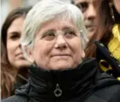  ?? FOTO AFP ?? Clara Ponsatí.