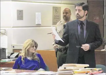  ?? Irfan Khan Los Angeles Times ?? DAWN DALUISE , a celebrity skin-care guru, was tried on solicitati­on of murder and solicitati­on of assault charges, after police accused her of trying to have a business rival killed. A jury found her not guilty in January.