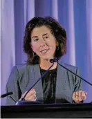  ?? /Reuters/File ?? Buffering: US secretary of commerce Gina M Raimondo this week announced the establishm­ent of the US AI Safety Institute Consortium.