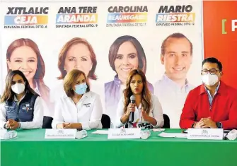  ?? /ERIK GUZMÁN ?? Los candidatos federales afirman que, en dos semanas de campaña, ya han presentado propuestas