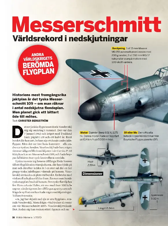 Busch 25022 – Messerschmitt Bf 109 F4 "Eismeer" Noir 4, 1/87 H0, Neuf